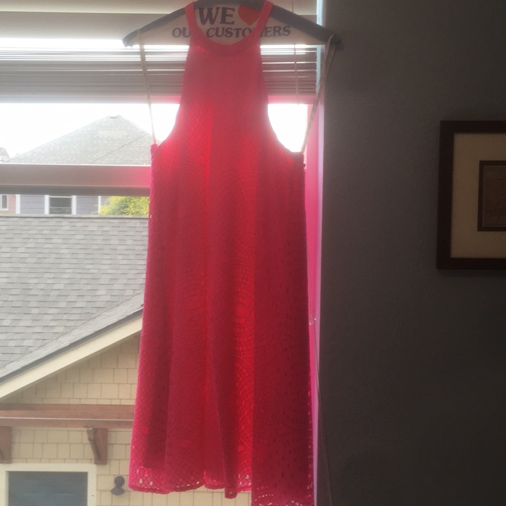 Hot pink Lilly Pulitzer swing dress